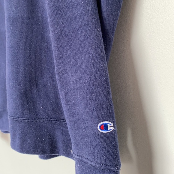Navy Champion Crew Neck Sweater - Picture 2 of 4
